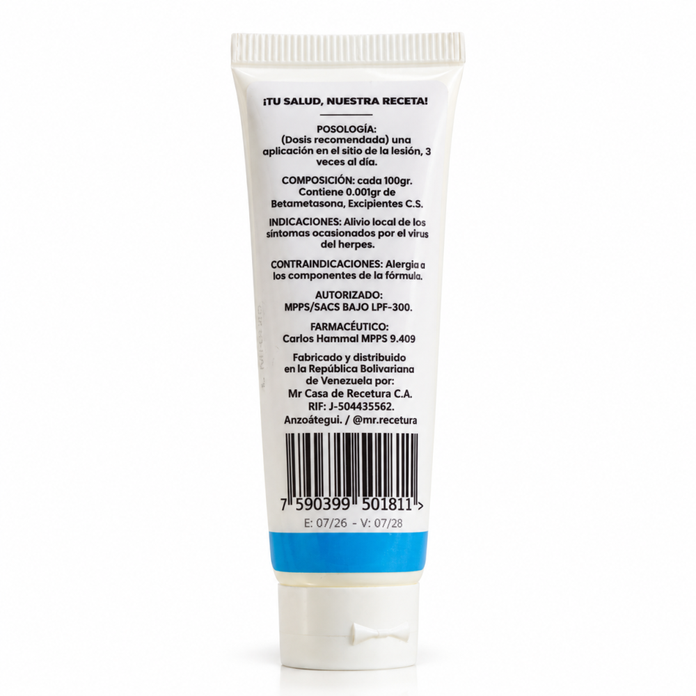 BETAMETASONA CREMA 0,1% - Imagen 2