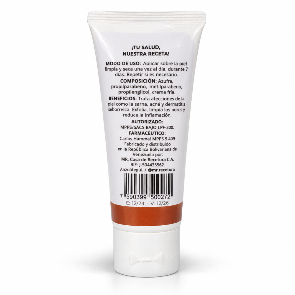 CREMA AZUFRADA 10% - Imagen 2